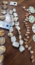 Large Lot Of Shell Beads