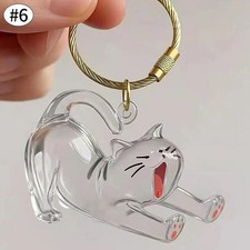 Cat Hair Memorial Keychain Fur Capsule Pendant Pet Keepsake Collector Gift