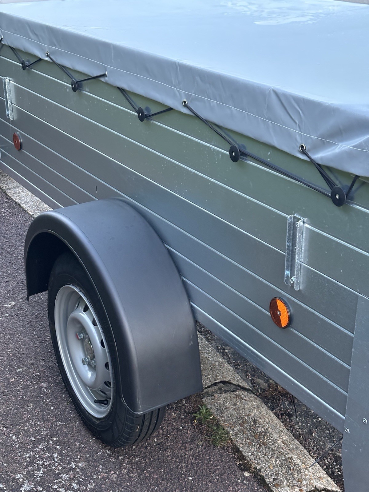 Remorque utilitaire double essieu en aluminium galvanisé renforcé - 3