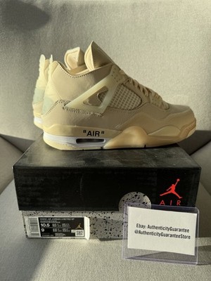   Size 10.5 W / 9 M - Jordan Air Jordan 4 Retro SP Off-White Sail CV9388-100