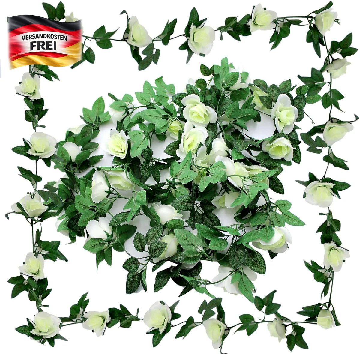 Knstliche Rosengirlanden online kaufen | eBay.de