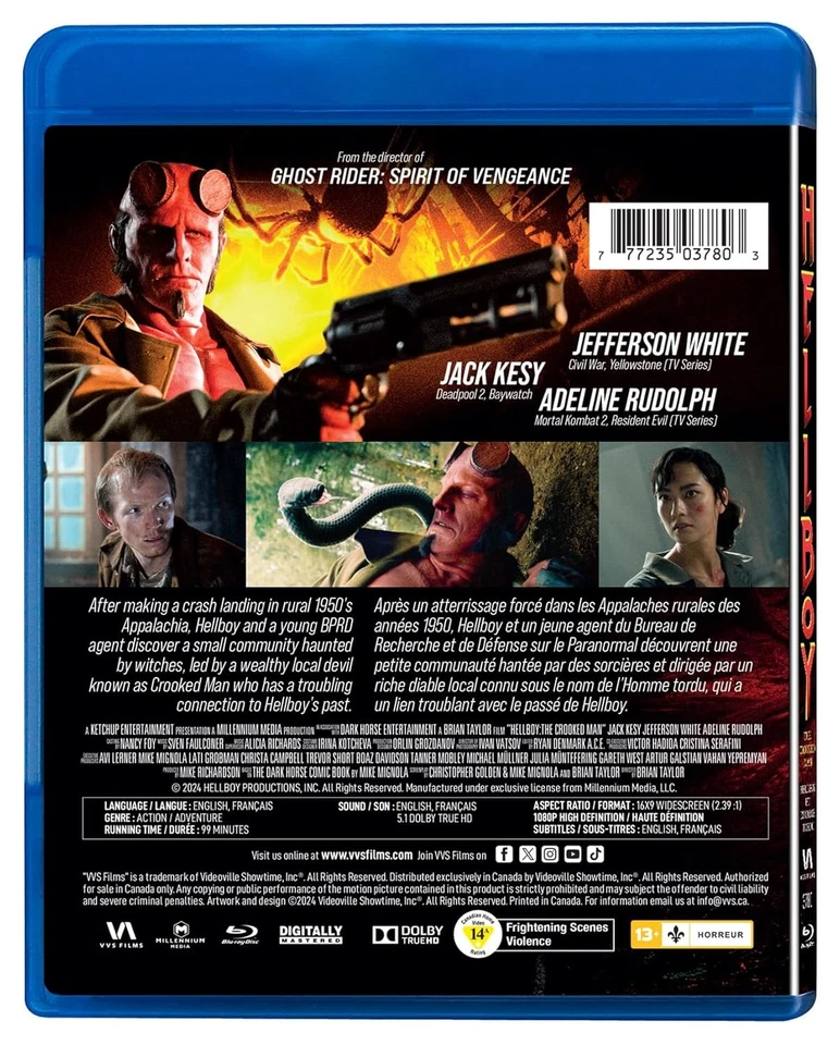 Hell boy: The Crooked Man (BLU-RAY) BRAND NEW!!! & SEALED!!! - Image 2 of 2