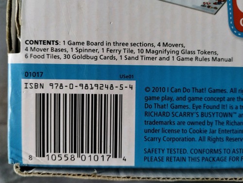 Busytown 'Eye Found It' Board Game 2010 Wonder Forge RAV01017 Complete FAST SHIP - Picture 21 of 24