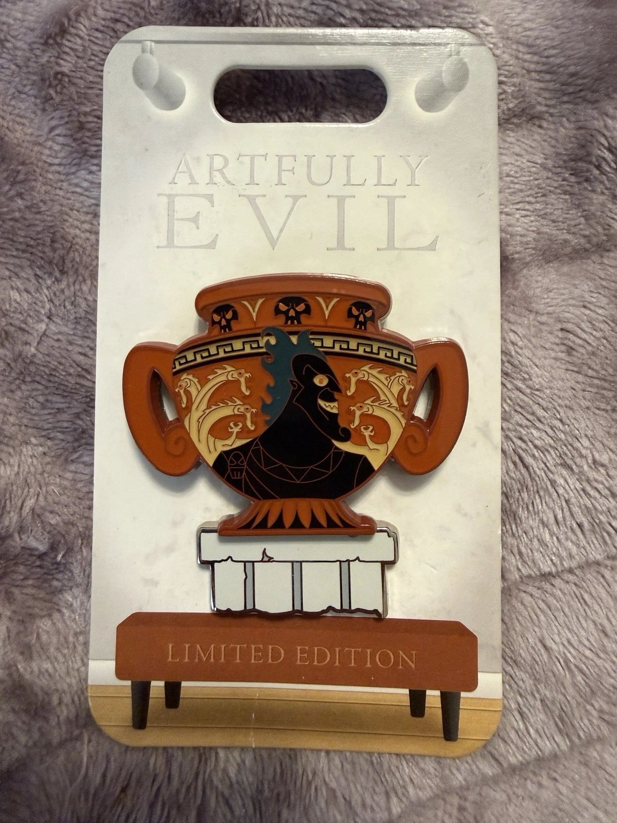 Disney Parks Pin 2021 Artfully Evil Hades Vase Hercules LE 3000 #142077