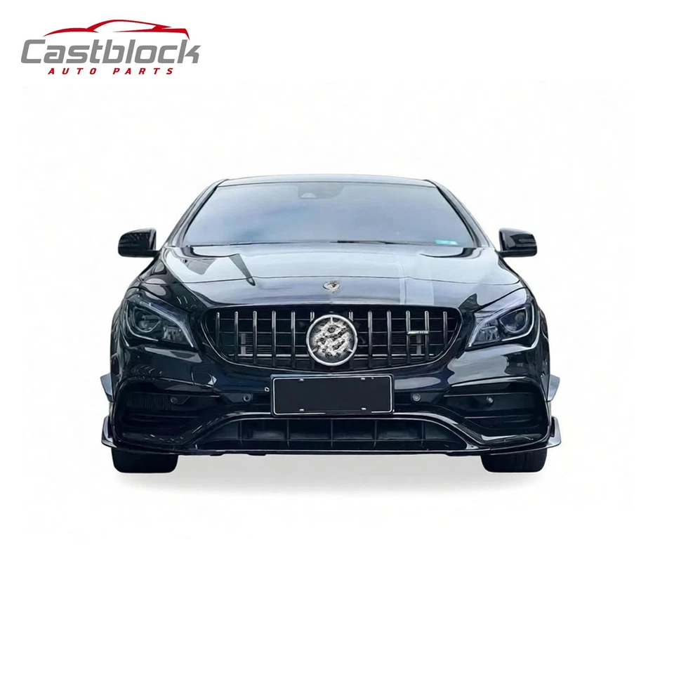 For 2013-2019 Mercedes Benz CLA Class W117 Facelift CLA 45 Front Bumper Kit - Image 2 of 4