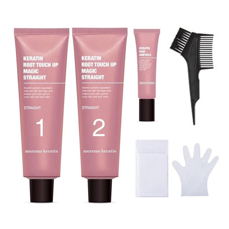 [Moremo] Keratin Root Touch up Magic Straight Down perm Set Hair Care K ...