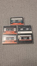 5 Audio Cassette Tape Bundle - 1 TDK D90  2 Maxell UR90 1 Maxwell UR60 BASF 60