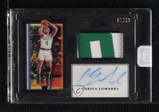2019 Panini One and One Premium Rookie Jersey Blue /49 Carsen Edwards Auto 00f8