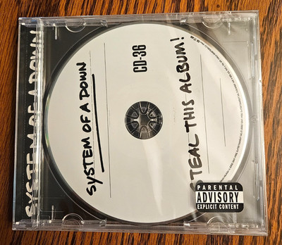 System of a Down Steal This Album  explicit_lyrics (CD) NEW SEALED 2002