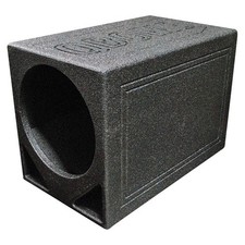 Qpower Single 12-Inch Triangle Ported Subwoofer Enclosure with Bed Liner