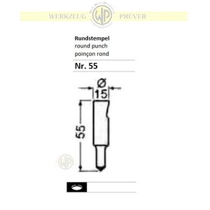Peddinghaus Rundstempel Nr 55 3 0 15 0mm F Lochstanze Peddy Peddicat 275h 21 16 Ebay
