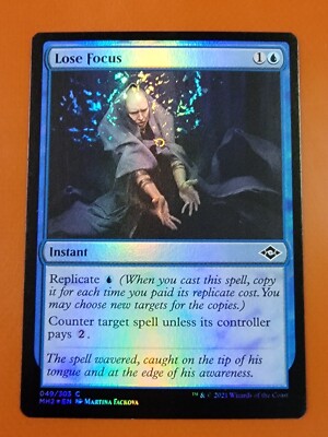 mtg lose the game cards 1x Lose Focus | FOIL | Modern Horizons 2 | MTG Magic Cards