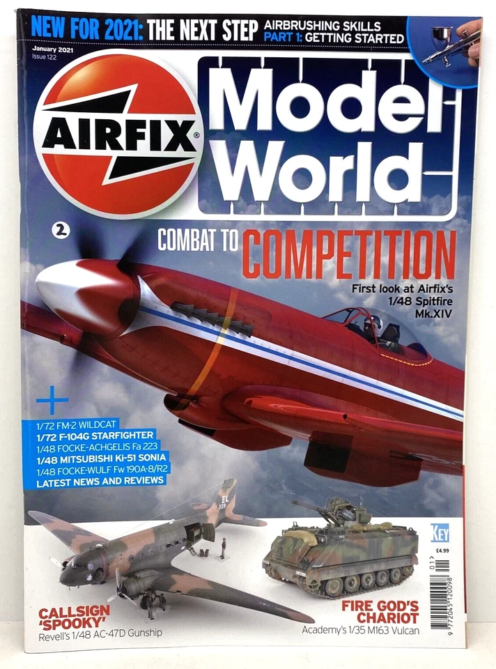 Airfix Model World Magazine 2020 June Hurricane M551 Sheridan Arado