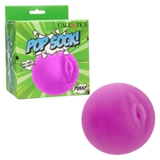 Cal Exotics Pop Sock! Pussy Masturbator Stroker - Purple