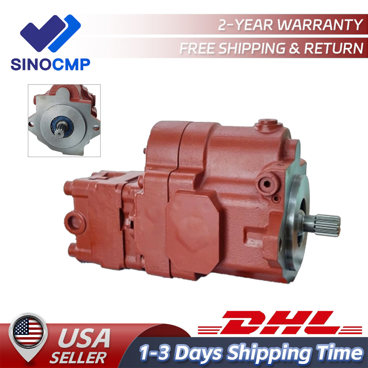 New Hydraulic Pump PVD-1B-32CP PVD-1B-32CP-9AG5 For Hitachi New Hydraulic Pump PVD-1B-32CP PVD-1B-32CP-9AG5 For Hitachi