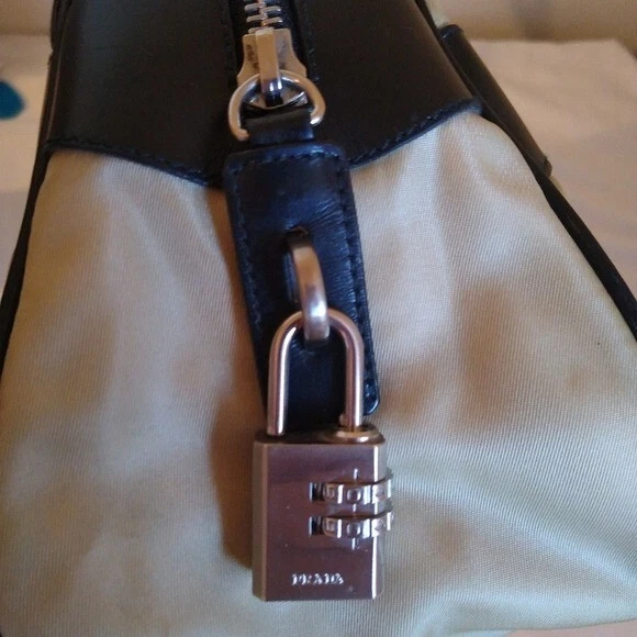 PRADA Milano Tessuto Nylon & Smooth Leather Bowler Bag - Image 2 of 4