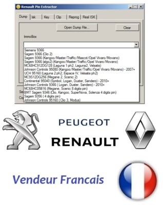 Renault immo code
