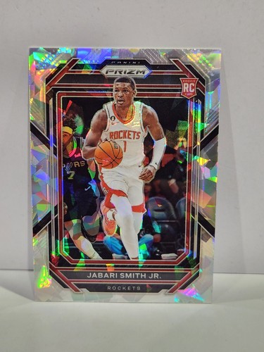 Jabari Smith Jr 2022-23 PANINI PRIZM #228 ICE PRIZM ROOKIE CARD RC
