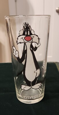 Sylvester The Cat Pepsi Collector Glass Looney Tunes Warner Bros VTG 1973  EUC | eBay