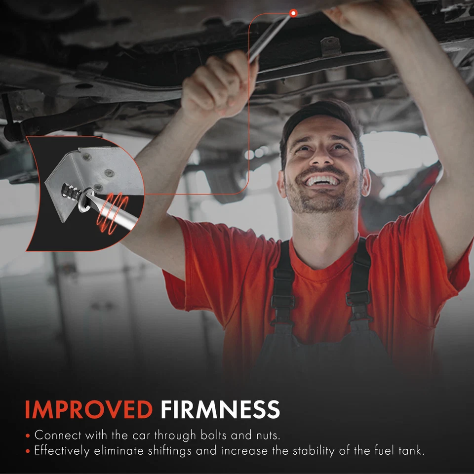 2x correas de tanque de combustible de acero para Chevrolet C10 Suburban C20 Suburban 1974-1986 GMC Foto 4 de 4