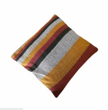 Sofa Decor Throw Pillow Case Cushion Cover 16" Handmade Stripe 5 pcs