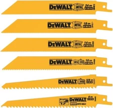 6PC Reciprocating Saw Blade DCS381 DeWALT DWE304 Craftsman Ryobi Black Decker