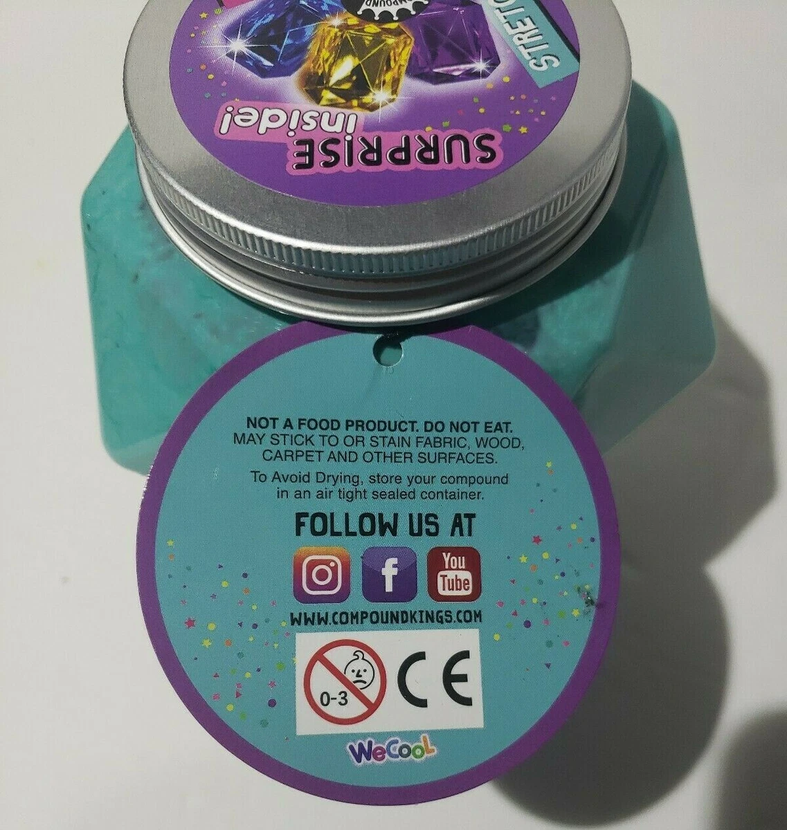 Compound kings glitzi foot spa slime 2025