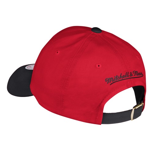 Chicago Bulls Wool 2 Tone Dad Strapback Hat, Red/Black, One Size - Picture 2 of 2