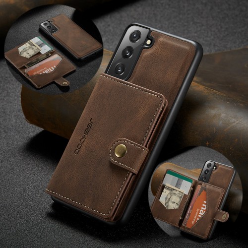 Magnetic Detachable Wallet Card Holder Leather Case For Samsung S21 S20 A12 A72 - Zdjęcie 2 z 17