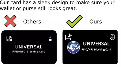 2 x RFID/NFC Signal Blocking Card.Credit/Debit Card Blocker Protector - UK Stock - Picture 6 of 6