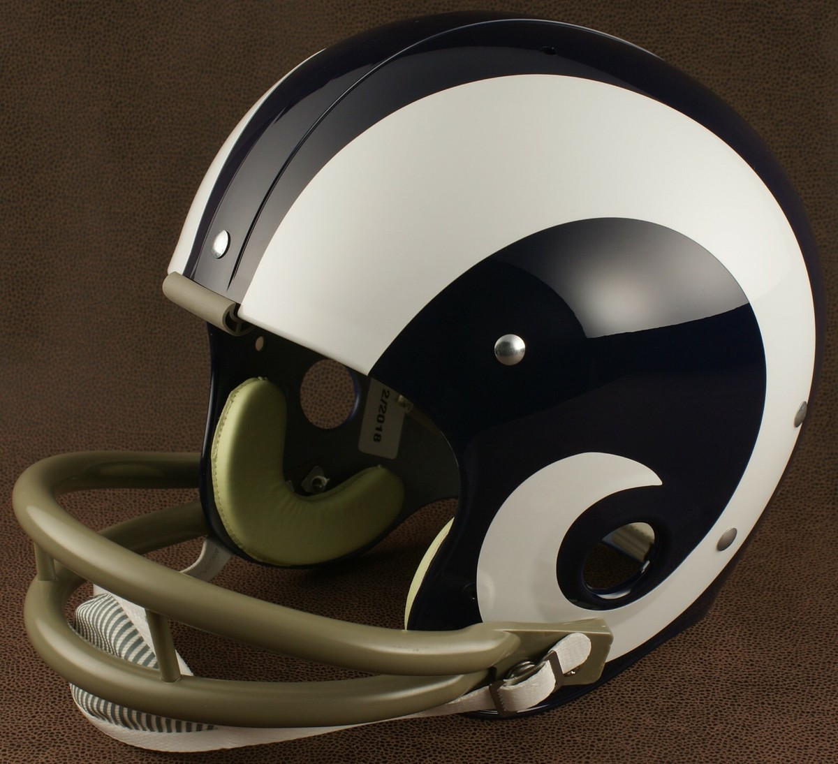 LOS ANGELES RAMS 1964-1972 NFL Authentic THROWBACK Football Helmet