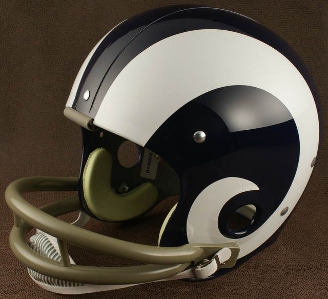 LOS ANGELES RAMS 19641972 NFL Authentic THROWBACK Football Helmet eBay