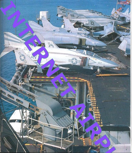 OSPREY SUPER CARRIERS USN CV CVN VF VA VS F-4 F-14 A-7 A-6 KA-6D E-2C S-3 SH-3 - Picture 4 of 4