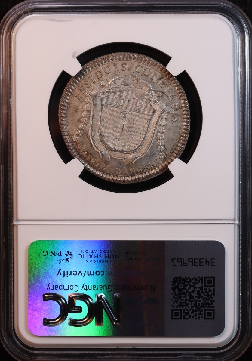☆1784 フランス エキュ銀貨 ルイ16世 NGC XF 45 ダルマコインショップ