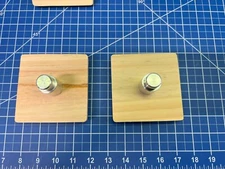 Lot of Two Wood / Aluminum Toolhead Stands for Dillon Precision 750/650 Presses