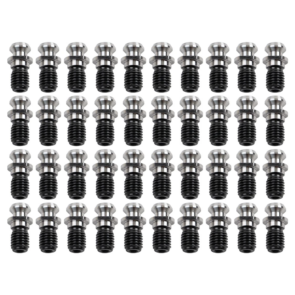 CAT40 45°0.740" Perilla de retención de perno de tracción de refrigerante ajuste Mazak Fadal HURCO Okuma 40x Foto 2 de 4