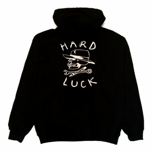 HARD LUCK MFG OG LOGO HOODIE BLACK SMALL NEW - SWEATSHIRT GONZ 
