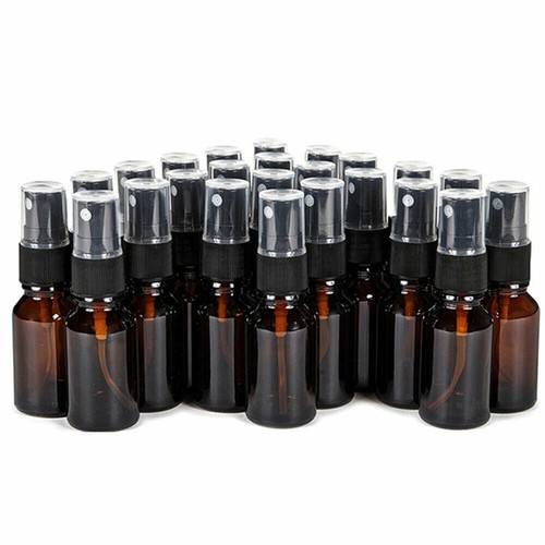 Amber Glass Bottles Essential Oil Spray Mist Sprayer Bottles Containers 30-100ML - Picture 9 of 15