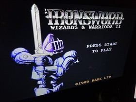 Wizards & Warriors II 2 Iron Sword (Nintendo NES 1989) Cart Only Tested!