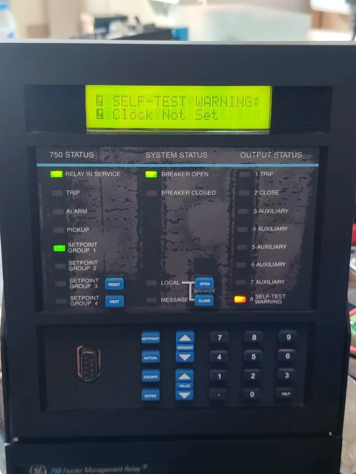 GE SR750 750-P5-G5-S5-HI-A20-R FEEDER MANAGEMENT RELAY-TRIED & TESTED - Image 2 of 4