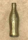 Vintage Brass Coca Cola Bottle Collectible Advertising Soda Beverage Embossed