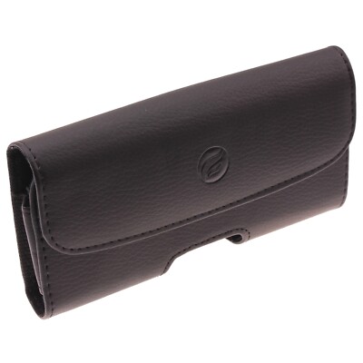 Leather Case Belt Clip Holster Cover Pouch Loops Carry for SmartPhones