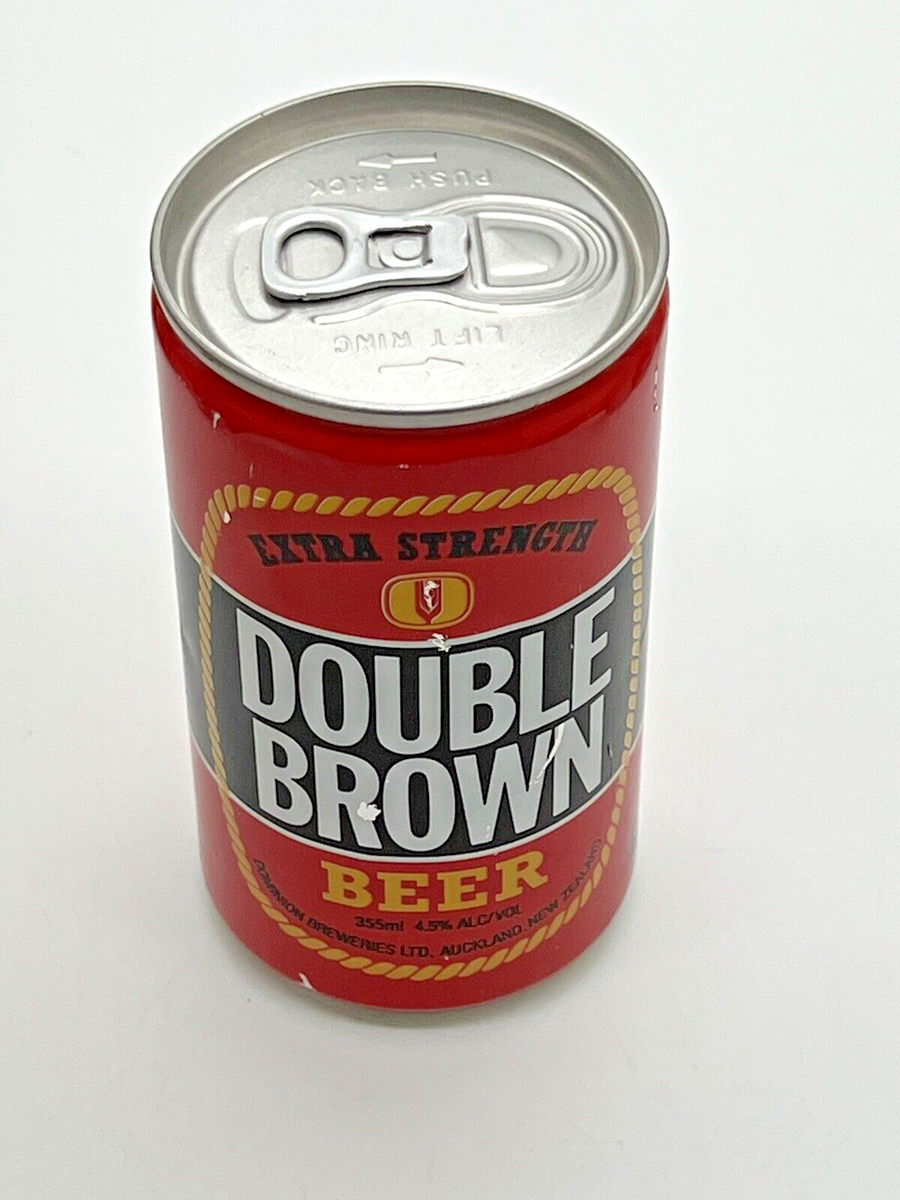 Vintage DOUBLE BROWN Beer Can New Zealand *PART OF 400 CAN