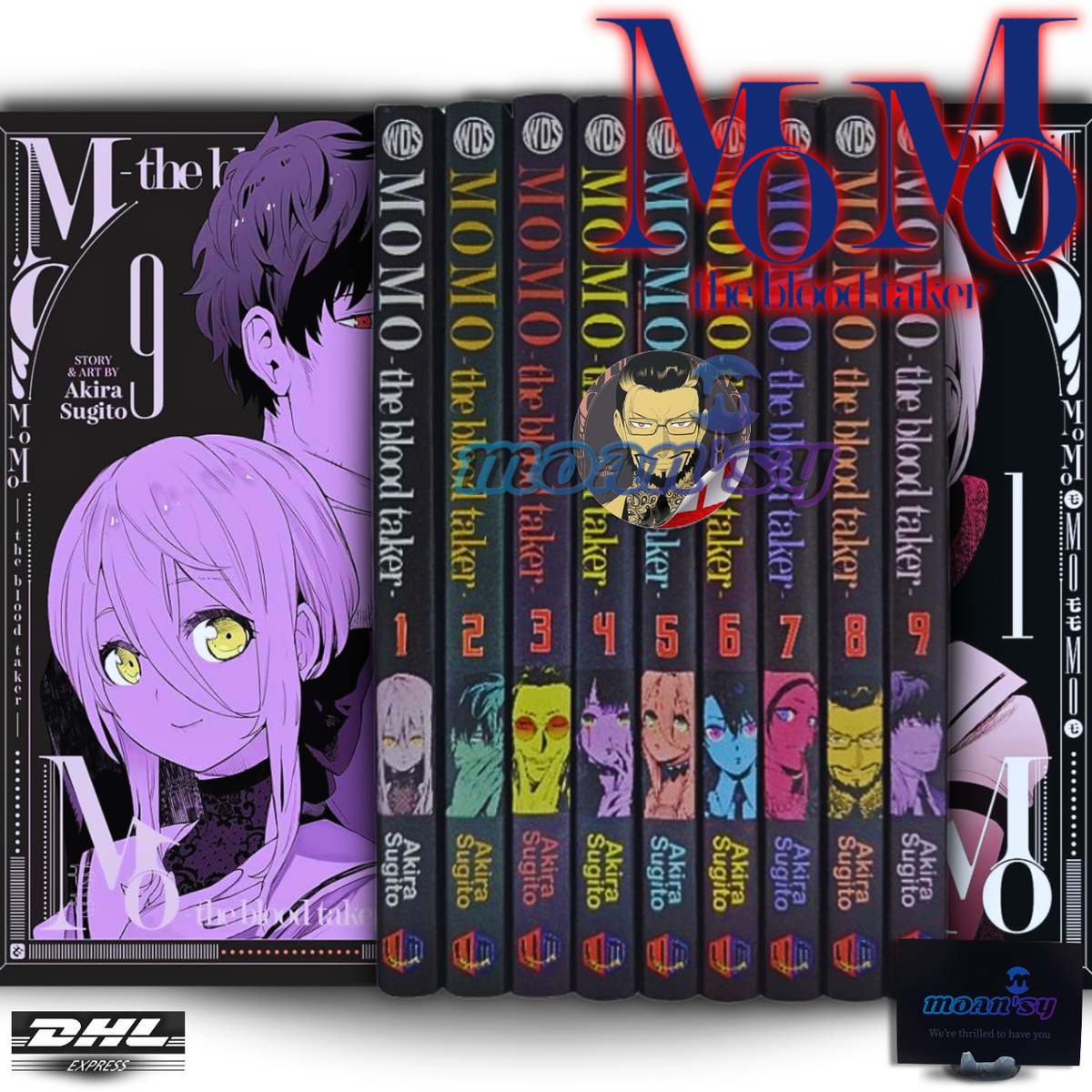 MOMO The Blood Taker Manga English Vol 1-9 Full Set Comic MOMO The Blood Taker Manga English Vol 1-9 Full Set Comic