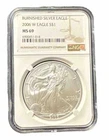 2006 W Burnished Silver Eagle NGC MS69 - Brown Label