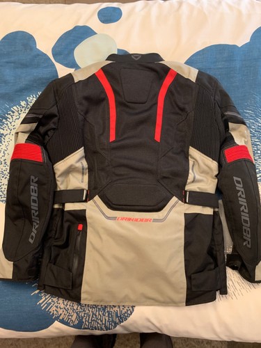 DriRider Apex 5 AirFlow, Mens Touring motorcycle jacket, Black/GrayMedium. - Picture 6 of 10