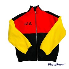 I Am Gia Color Block Women’s Sweatshirt Full Zip Front Fuzzy Inside Sz.sm