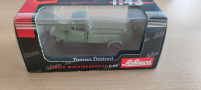 *  Schuco 1:43 - 02551 * Tempo Dreirad * Grün* Unbespielt (OVP)(Ki.5)(14)