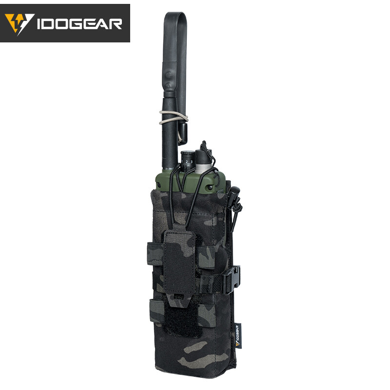 Pochette radio tactique IDOGEAR pour gilet RRV, talkie-walkie MOLLE MBITR TRI PRC-148 152, pochette à outils tactique 3552  18