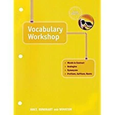 Vocabulary Workshop: Fifth Course (Elements of Language)